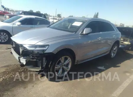 AUDI Q8 2022 vin WA1BVBF10ND017719 from auto auction Iaai