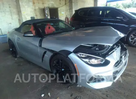 BMW Z4 2020 vin WBAHF9C0XLWW43133 from auto auction Iaai