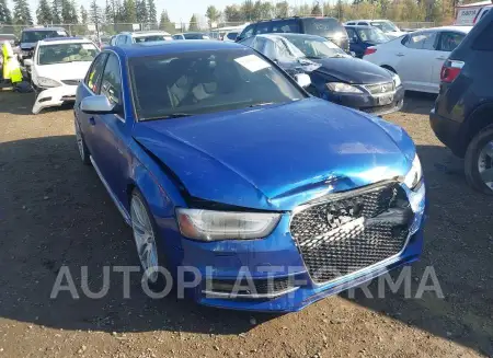 AUDI S4 2015 vin WAUDGAFL7FA080305 from auto auction Iaai