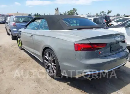 AUDI S5 CABRIOLET 2022 vin WAUY4GF59NN001075 from auto auction Iaai