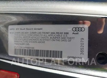 AUDI RS 6 AVANT 2023 vin WUA1CBF2XPN901165 from auto auction Iaai