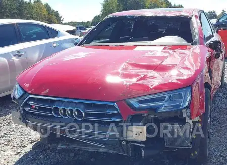 AUDI S4 2018 vin WAUB4AF49JA003212 from auto auction Iaai