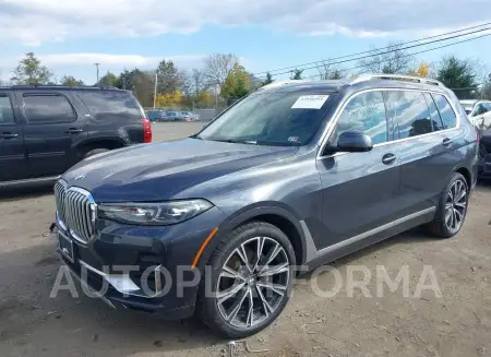 BMW X7 2020 vin 5UXCW2C04L9B49743 from auto auction Iaai