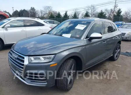 AUDI SQ5 2018 vin WA1A4AFY5J2228314 from auto auction Iaai