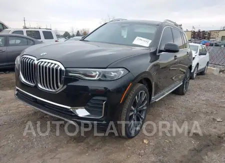 BMW X7 2019 vin 5UXCW2C57KL083845 from auto auction Iaai