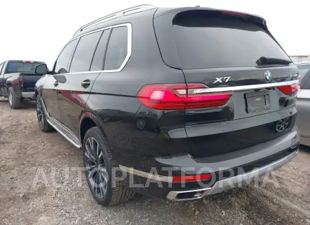 BMW X7 2019 vin 5UXCW2C57KL083845 from auto auction Iaai