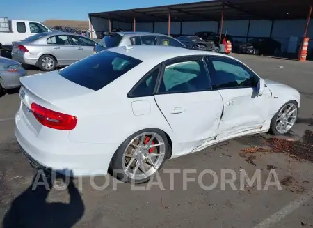 AUDI S4 2015 vin WAUBGAFL4FA075957 from auto auction Iaai