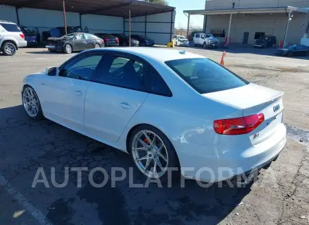 AUDI S4 2015 vin WAUBGAFL4FA075957 from auto auction Iaai