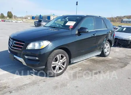 MERCEDES-BENZ ML 350 2015 vin 4JGDA5HB3FA448233 from auto auction Iaai