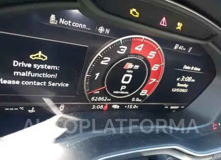 AUDI S5 2018 vin WAUC4CF5XJA011134 from auto auction Iaai