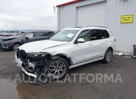 BMW X7 2019 vin 5UXCW2C58KL081621 from auto auction Iaai