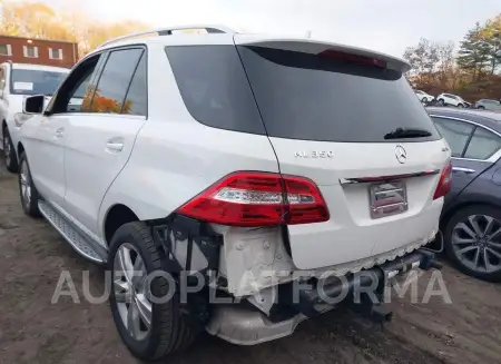 MERCEDES-BENZ ML 350 2015 vin 4JGDA5HB5FA467592 from auto auction Iaai