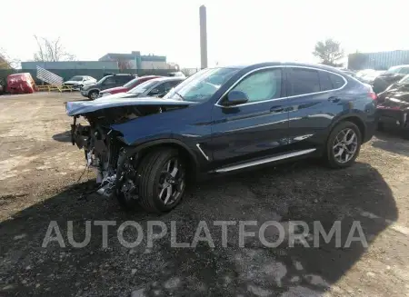 BMW X4 2021 vin 5UX2V1C02M9F05679 from auto auction Iaai