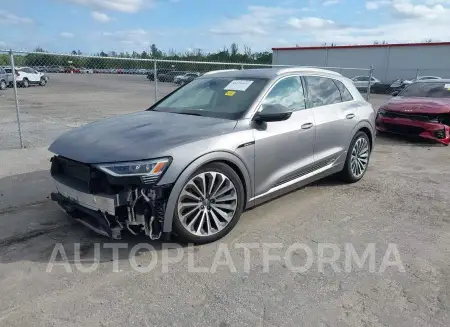 AUDI E-TRON 2019 vin WA1VABGE9KB011113 from auto auction Iaai