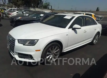 AUDI A4 2018 vin WAUKMAF42JA066992 from auto auction Iaai