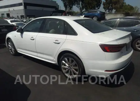 AUDI A4 2018 vin WAUKMAF42JA066992 from auto auction Iaai