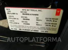 TESLA MODEL X 2018 vin 5YJXCAE21JF108944 from auto auction Iaai