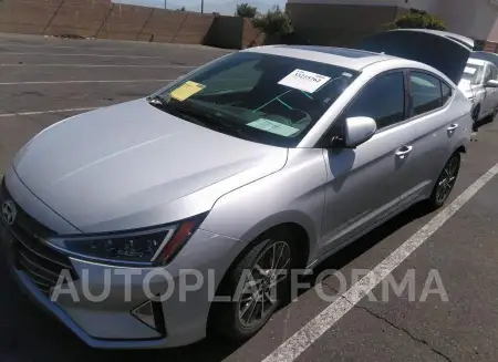 HYUNDAI ELANTRA 2019 vin KMHD84LF5KU854779 from auto auction Iaai