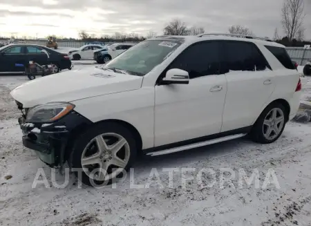 Mercedes-Benz ML350 2015 2015 vin 4JGDA2EB9FA503559 from auto auction Copart