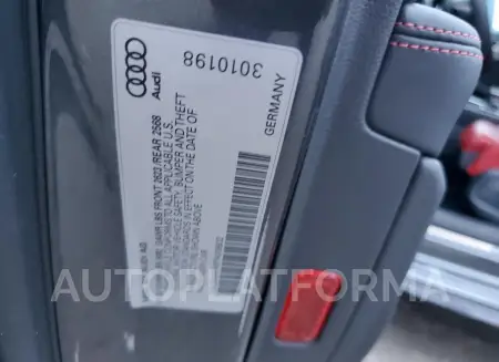 AUDI S4 PREMIUM 2023 vin WAUB4AF46PA009932 from auto auction Copart