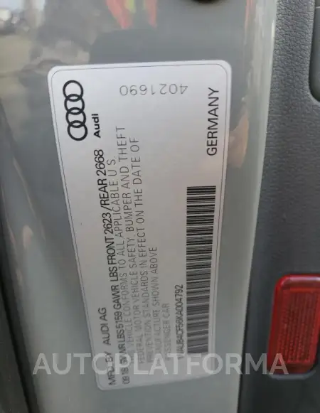 AUDI S5 PREMIUM 2019 vin WAUB4CF56KA004792 from auto auction Copart