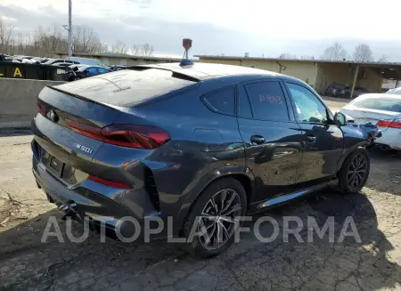 BMW X6 M50I 2022 vin 5UXCY8C01N9K56472 from auto auction Copart