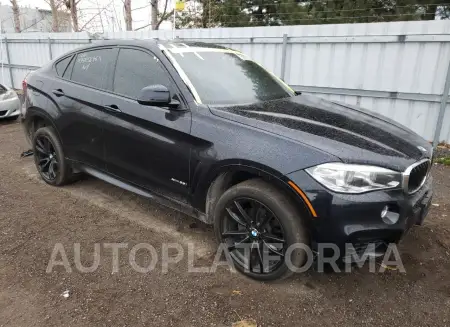 BMW X6 XDRIVE3 2017 vin 5UXKU2C3XH0X47744 from auto auction Copart