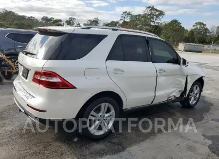 MERCEDES-BENZ ML 350 2015 vin 4JGDA5JBXFA592078 from auto auction Copart