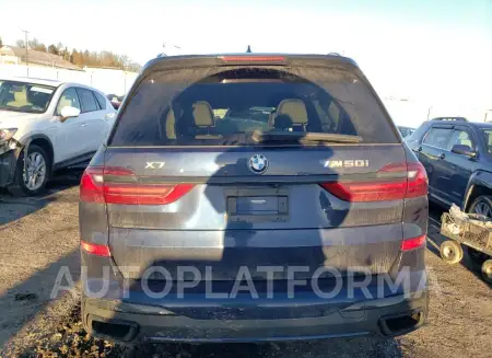 BMW X7 M50I 2021 vin 5UXCX6C03M9E45424 from auto auction Copart