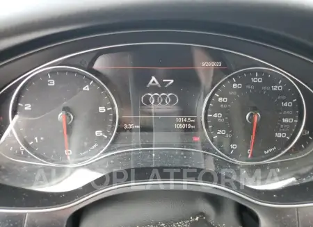 AUDI A7 PREMIUM 2015 vin WAUWMAFCXFN032534 from auto auction Copart