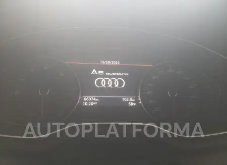 AUDI A5 PREMIUM 2018 vin WAUBNCF54JA054845 from auto auction Copart