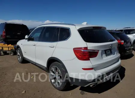 BMW X3 XDRIVE2 2016 vin 5UXWY3C5XG0N87215 from auto auction Copart