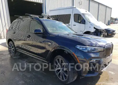 BMW X7 M50I 2021 vin 5UXCX6C01M9E54252 from auto auction Copart