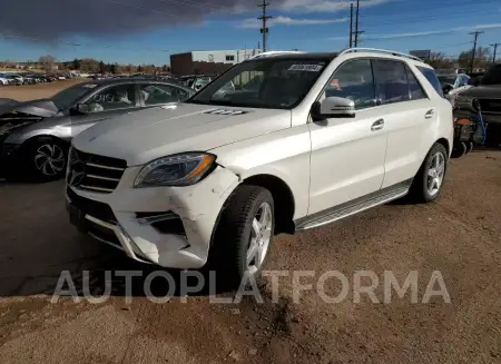 Mercedes-Benz ML400 2015 2015 vin 4JGDA5GB7FA517409 from auto auction Copart