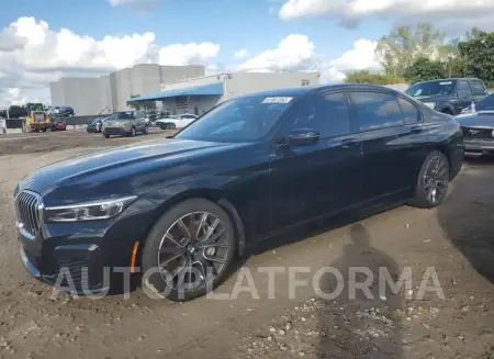 BMW 750XI 2021 2021 vin WBA7U2C05MCE61497 from auto auction Copart