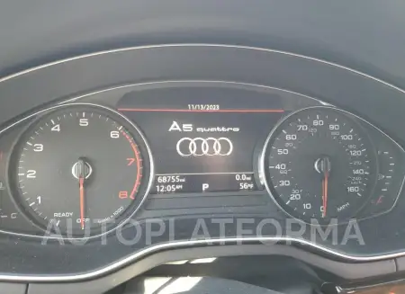 AUDI A5 PREMIUM 2019 vin WAUANCF56KA059560 from auto auction Copart