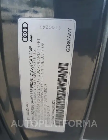 AUDI A5 PREMIUM 2019 vin WAUTNAF50KA007824 from auto auction Copart