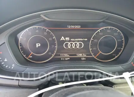 AUDI A5 PREMIUM 2019 vin WAUTNAF50KA007824 from auto auction Copart