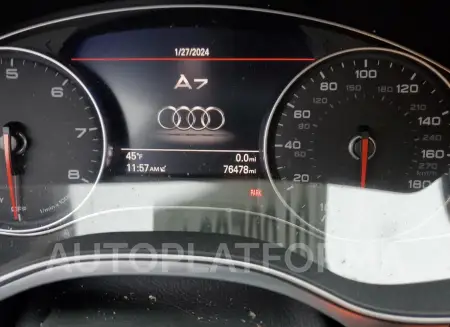 AUDI A7 PREMIUM 2017 vin WAUW2AFC3HN080949 from auto auction Copart