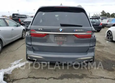 BMW X7 M50I 2022 vin 5UXCX6C06N9J33080 from auto auction Copart