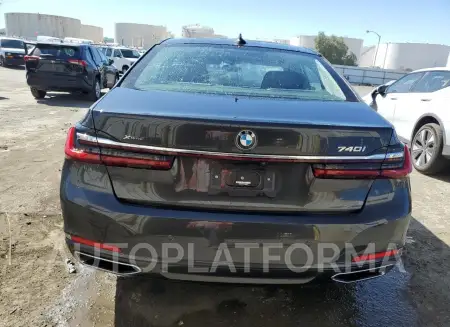 BMW 740 XI 2022 vin WBA7T4C07NCK53988 from auto auction Copart