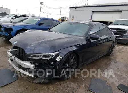 BMW 750XI 2022 2022 vin WBA7U2C02NCJ43965 from auto auction Copart