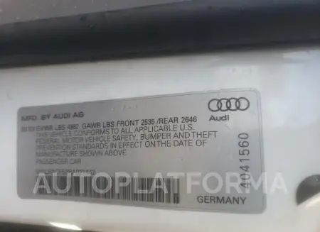 AUDI A5 PREMIUM 2024 vin WAUFACF53RA021442 from auto auction Copart