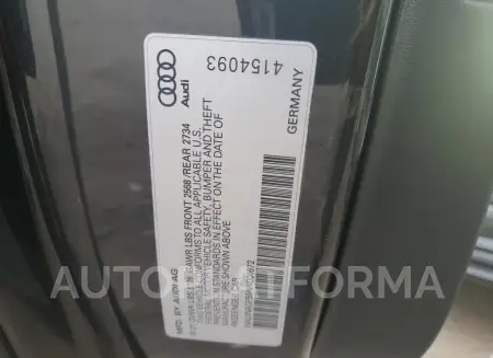 AUDI A5 PREMIUM 2022 vin WAUWAGF55NN001672 from auto auction Copart