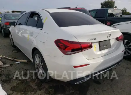 MERCEDES-BENZ A 220 2021 vin W1K3G4EB6MJ287439 from auto auction Copart