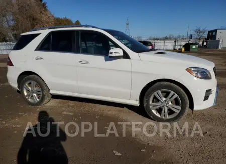 MERCEDES-BENZ ML 350 BLU 2015 vin 4JGDA2EB8FA614510 from auto auction Copart