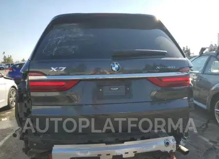 BMW X7 XDRIVE4 2022 vin 5UXCW2C08N9M18763 from auto auction Copart