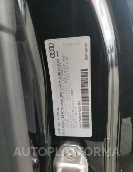 AUDI A5 PREMIUM 2015 vin WAUCFAFH9FN001591 from auto auction Copart