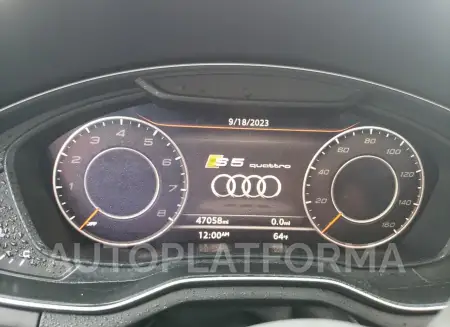 AUDI S5 PREMIUM 2018 vin WAUP4AF51JA002330 from auto auction Copart