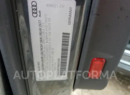 AUDI A6 PREMIUM 2019 vin WAUL2AF27KN037250 from auto auction Copart